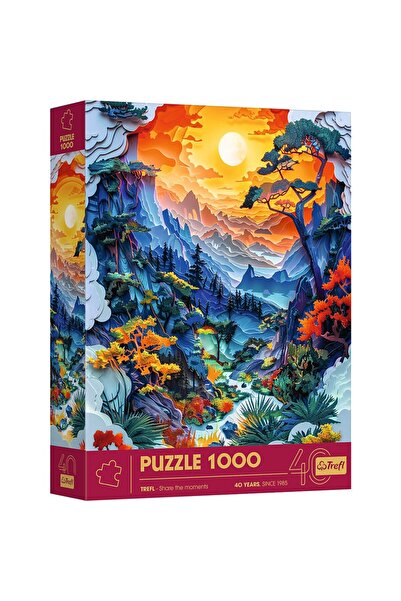 Fayola PUZZLE TREFL 1000 PIESE EDIȚIE ANIVERSARĂ A 40-Ă AVERE 3D DOLINA