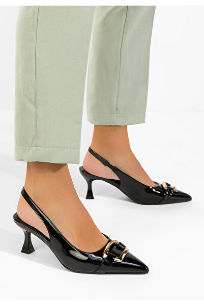 B T Shoes Γόβες slingback Giulietta μαύρες