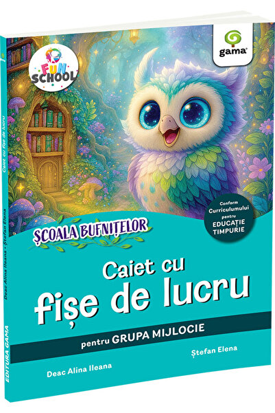 Editura Gama Caiet Cu Fișe De Lucru Pentru Grupa Mijlocie