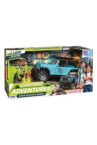 RS Toys Σετ παιχνιδιού τροχόσπιτο, Φιγούρα, Ποδήλατο, Παιχνίδια Rs, Φώτα και ...