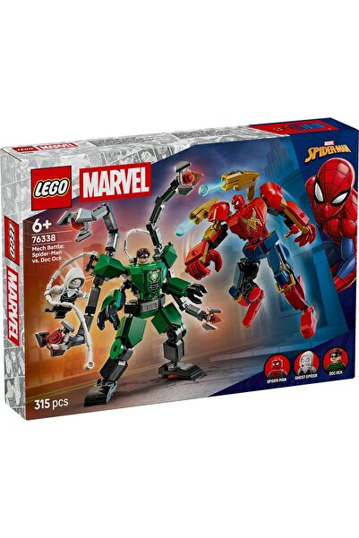 LEGO Marvel BATALIA ROBOTILOR OMUL PAIANJEN VS DOC OCK 76338