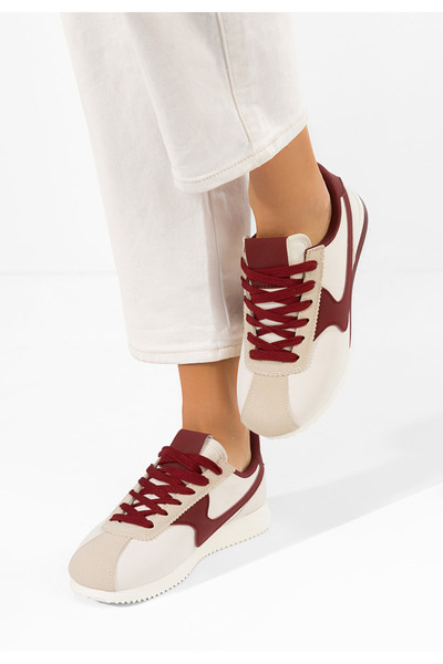 B T Shoes Sneakers dama Adiania V3 albi