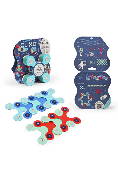 Clixo ® Joc Magnetic De Construit - Tiny & Mighty - Ocean (9 Piese)