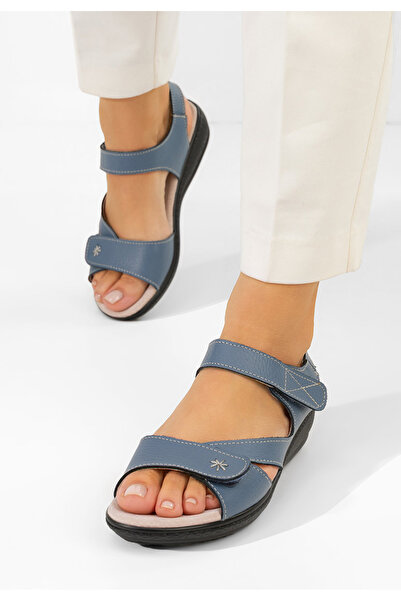 B T Shoes Σανδάλια δερματινα Cruella μπλε