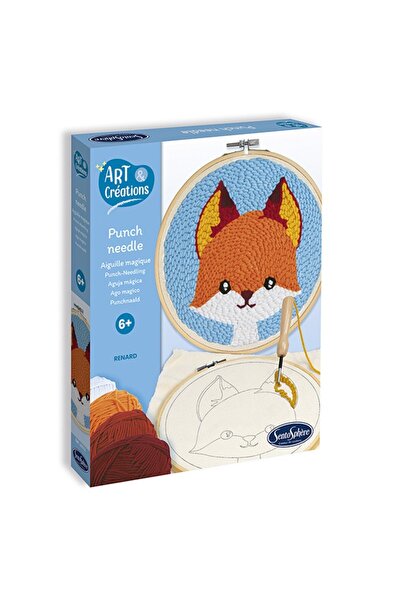 Sentosphere Creative Diy Embroidery Kit - Fox -