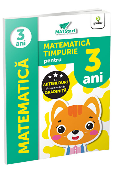 Editura Gama Matematică Timpurie Pentru 3 Ani