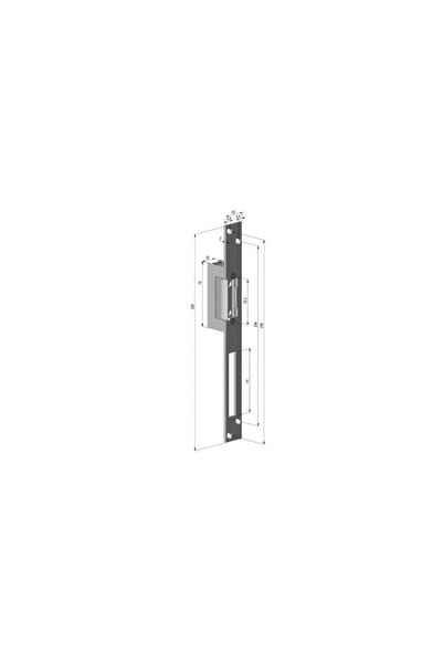 ASSA ABLOY Yale YB17-12D-LR 12VDC Yală electrică cu siguranță la eșec, consum...