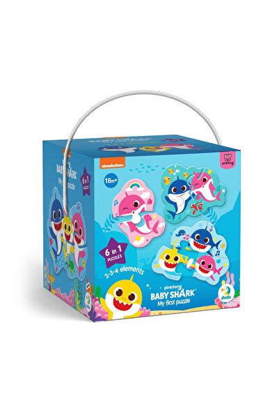 Dodo Puzzle 6 In 1 - Baby Shark (2, 3, 4 Piese)