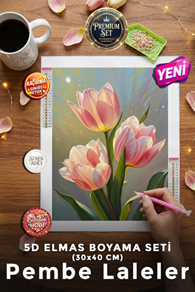 Haneliya 5D Elmas Boyama Seti | Diamond Painting Taşlı İşleme Boncuk Dizme Mo...