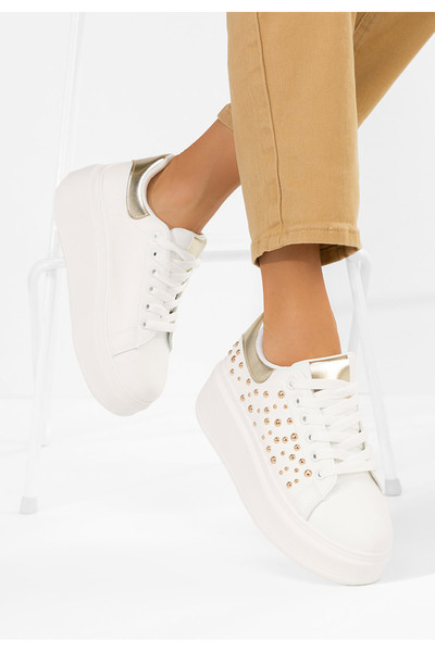 B T Shoes Αθλητικά παπούτσια με πλατφόρμα Lindalia V3 λευκά