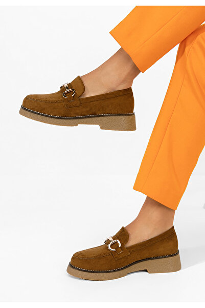 B T Shoes Γυναικεία μοκασίνια Ylenia V2 καφέ