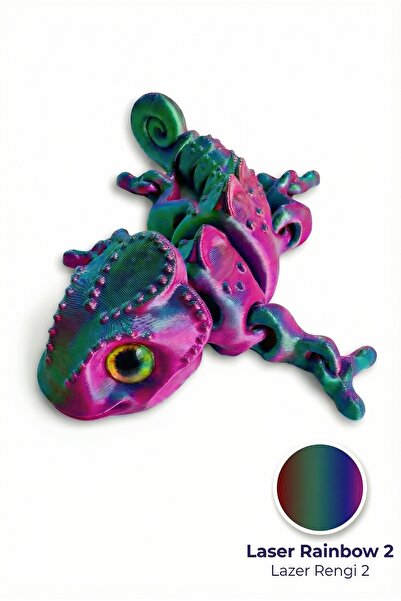 BBSKY 3D Yazıcı Bukalemun: Hareketli Eklemler, İpek PLA ve Harika Renk Geçişl...