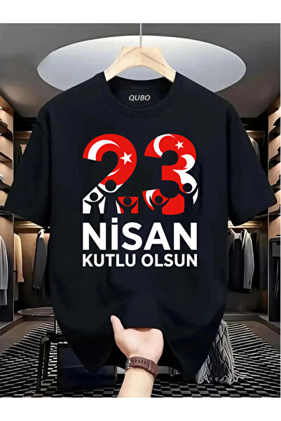 qubo sportswear & company 23 April Unisex Printed Cotton Crew Neck Short Slee...