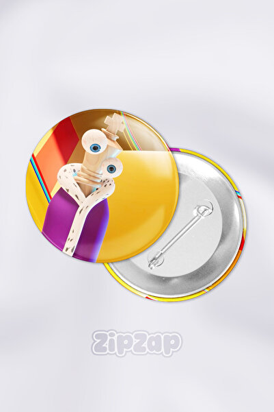 ZipZap Kinger- TADC The Amazing Digital Circus Σετ Σήματα/Κονκάρδες με Βελόνα...