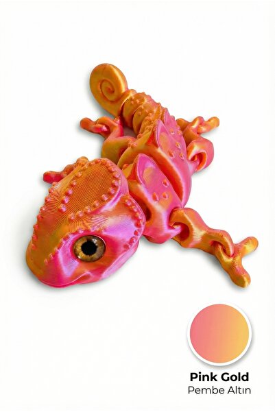 BBSKY 3D Yazıcı Bukalemun: Hareketli Eklemler, İpek PLA ve Harika Renk Geçişl...