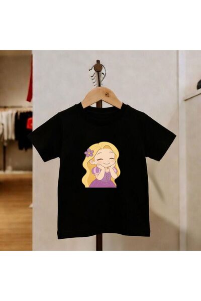 playwear Rochie mov imprimată 100% bumbac, cu gât crew, tricou unisex pentru ...