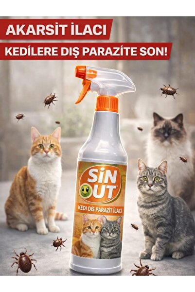 SinOut Kedi Dış Parazit Ilaci 500 ML