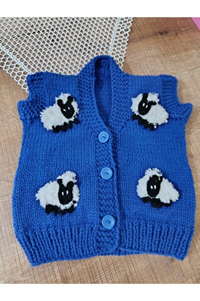 EL ÖRGÜSÜ CİCİ BEBE Hand Knitted Children's Vest
