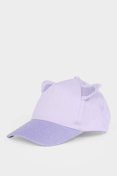 DeFacto Glittery 3D Cotton Cap Hat Girls G6023A826Sm