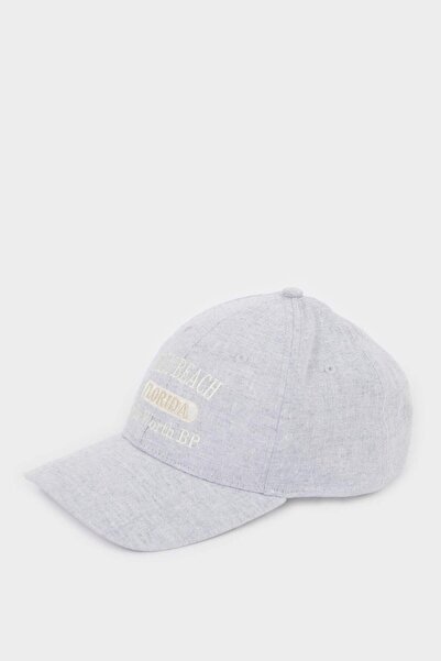 DeFacto Women's Embroidered Linen Cap Hat B7809Ax26Sm