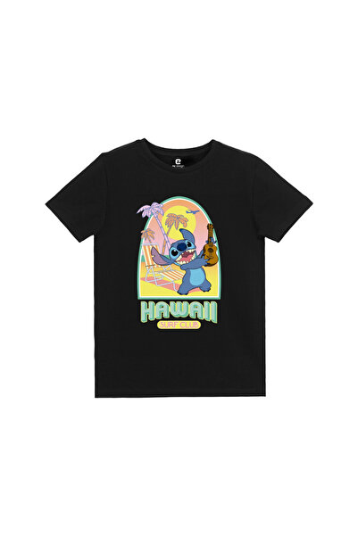 EZ Design تي شيرت للأطفال بتصميم مطبوع من ستيتش هاواي