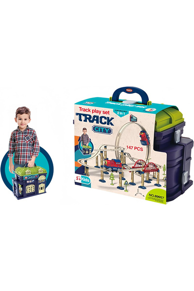 OEM Set Trenulețe 147 Piese – Pistă Electrică