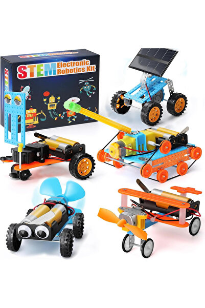 OEM STEM 5 Robots Construction Set – DIY Scientific Educational Kit for Kids