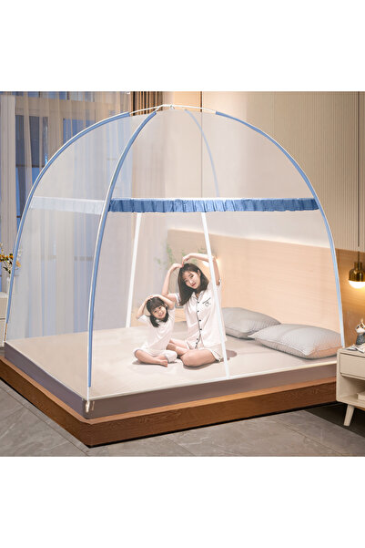 Generic No-Installation Dome Mosquito Net | Safe Mosquito Protection, One-Sec...