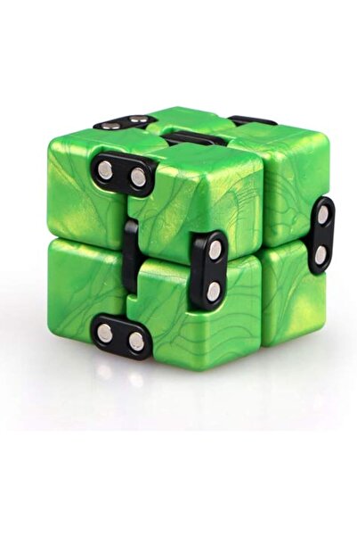 Arabest مكعب إنفينيتي فيدجت توي، أداة صغيرة رائعة لتخفيف التوتر، باللون الأخض...