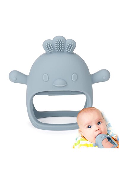 Arabest Silicone Baby Teether Mitten Toy for 3-6 Months, BPA Free Anti-Drop C...