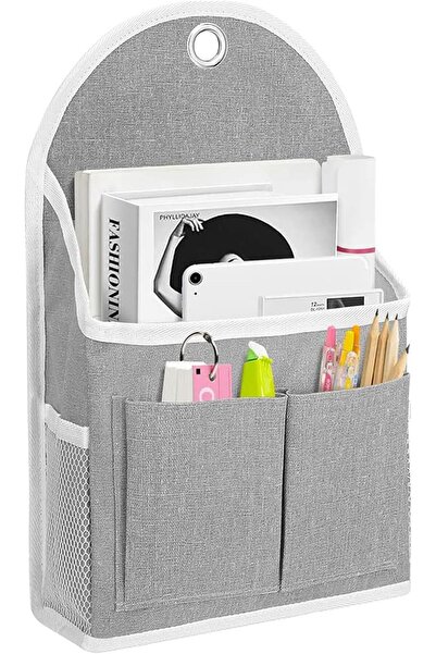 Arabest 6-Pocket Wall Hanging Storage Organizer, Punch-Free Door Mounted Bag ...