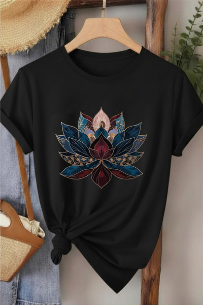 l'eivor Lotus Flower Special Design Printed Women's T-Shirt