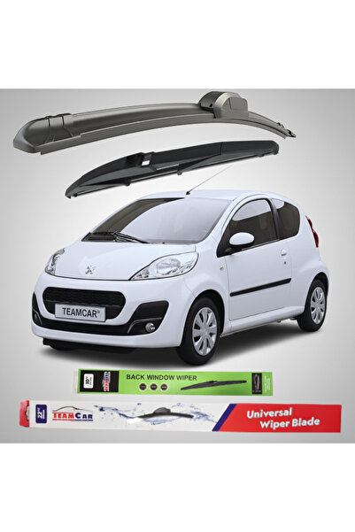 TEAMCAR Peugeot 107 3-θυρο Facelift II (2012-2014) Επίπεδοι Υαλοκαθαριστήρες ...