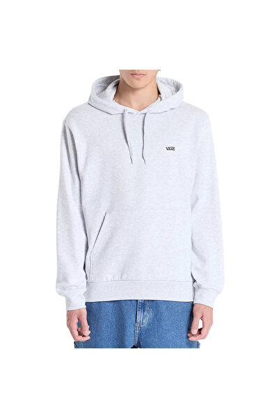 Vans Φούτερ με κουκούλα, ανοιχτό γκρι, με σχέδιο στο αριστερό στήθος, θερμικό...