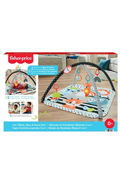 mattel Φίσερ Πράις 3-σε-1 Μουσικό Χαλάκι Δραστηριοτήτων