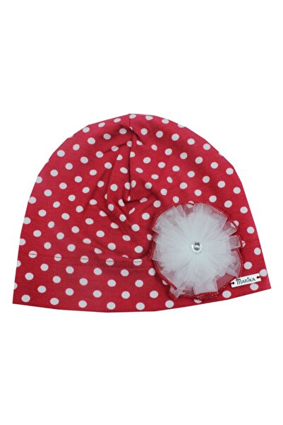 NO NAME Hat, 95% cotton, Senia, red with dots