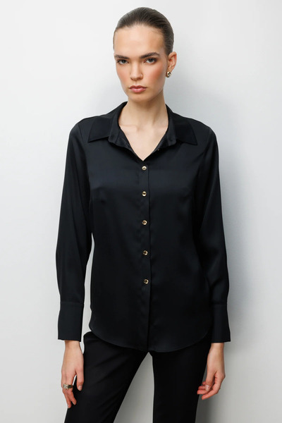 Ekol Polo Collar Shirt with Pen Detail-2002