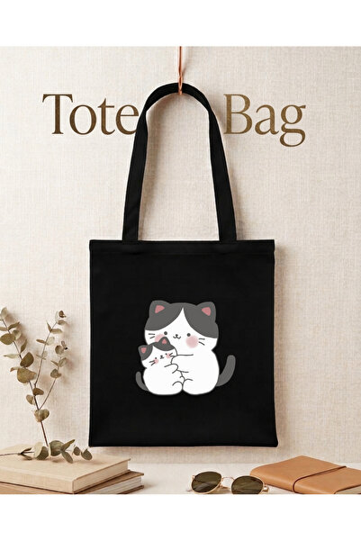 Boom town Cloth Bag Black