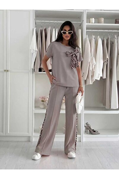 Volupta Sporty-glam outfit with leopard bow