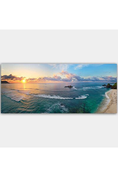 OEM Decorative painting Re-Bloom, Marea model, wood/canvas, blue/beige/gold, ...