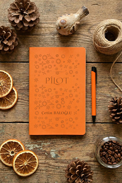 Hedizu Pilot Kişiye Özel Defter ve Kalem Turuncu Pilot Hediyeleri T1P İ0W D6W...