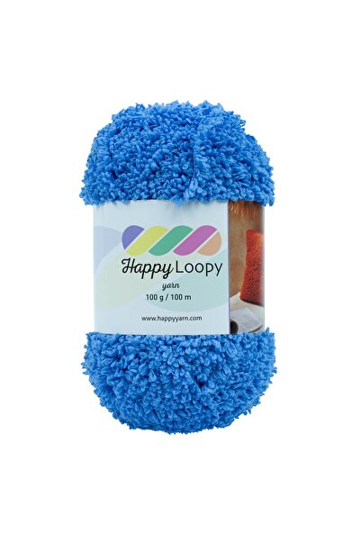 Kürkçü Han Happy Loopy Yarn - 100g / 100m | %100 Polyester Buklet Örgü İpi - ...