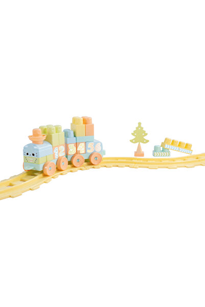 Dolu Σετ Κατασκευής Τρένου - 36 Τεμάχια (Παστέλ)