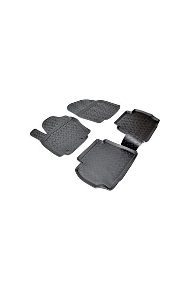 DAsiNU Set of 4 Rubber Floor Mats Compatible with Ford Mondeo IV 2007-2014
