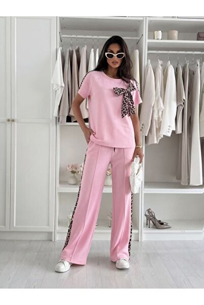 Volupta Sporty-glam outfit with leopard bow
