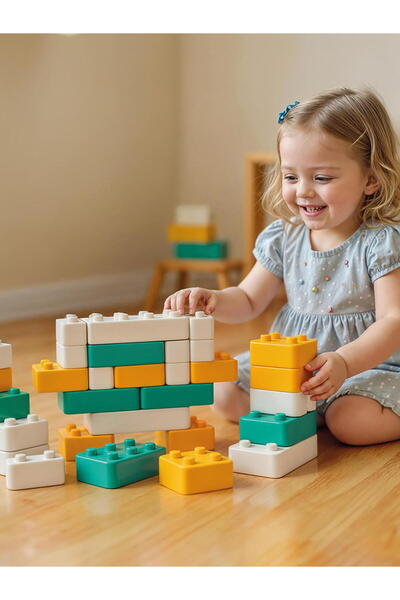 Dolu Γιγάντιοι Κύβοι - Παστέλ (48 Τεμάχια)