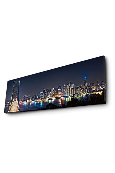 OEM Re-Bloom Tablou decorativ, LED, lemn/pânză, multicolor, 30 x 90 cm