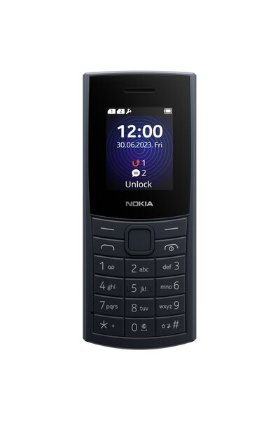 Nokia Telefon mobil 110, 4G (2024), Dual SIM, Negru