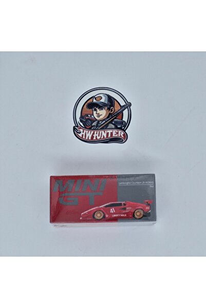 mini gt Lamborghini Countach LB-Works Red#1100