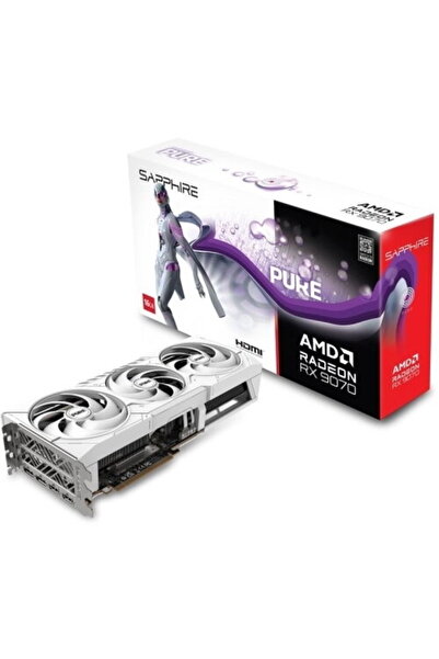 SAPPHIRE Placa video PURE AMD Radeon RX 9070 16GB Gaming OC, GDDR6, 256-bit